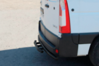 Задняя дуга AK011 Черная (нерж.) для Renault Master 2011-2023 гг