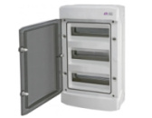 Корпус модульный пластиковый ECH 36PT, IP65 c прозрачной дверцей, наружный,  36 модулей (319х535х144), Q1