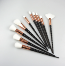 Кисти для макияжа единорог в стиле unicorn brushes pro, набор кистей из 10 шт