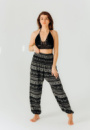 Східні штани з широкою гумкою Elephant Noir RAO WEAR унісекс OneSize зріст 165-175 см чорний