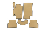 Коврики EVA (Хэтчбек, Бежевые) для Skoda Fabia 2021– гг