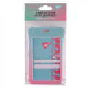 Бейдж вертикальный YES Fusion 940395 8.5х5.4 см