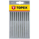 Набор надфилей Topex игольчатые по металлу, набор 10 шт. (06A020)