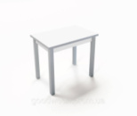 Стол обеденный раскладной Fusion furniture Ажур серый/Белый