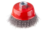 Щетка торцевая Intertool 75 мм рифленая (BT-1075)