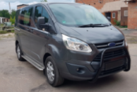 Кенгурятник WT006 Black (нерж) для Ford Custom 2013-2022 гг