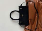 Сумка Prada Medium Suede Tote Bag чорний
