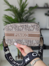 Сумка жіноча Pinko бежевий текстиль