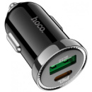 Автомобільний зарядний пристрій Hoco Z44 Leading PD20W+QC3.0 Black (Код товару:24156)