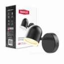 Спотовый светильник MAXUS MSL-01C 4W 4100K черный  1-MSL-10441-CB