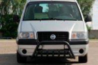 Кенгурятник WT002 Black (нерж) для Peugeot Expert 1995-2007 гг