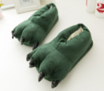 Домашние тапочки кигуруми Лапы Зеленые 35-40 размер