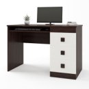 Стол письменный Эверест Соната венге темный + белый (DTM-2176)