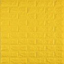 3D панель самоклеющаяся кирпич Желтый 700x770x7мм (010-7) SW-00000049