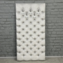 Настенная вешалка-панно Парма-1 160х70см велюр светло-серый 6-0-0