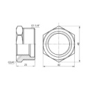 Футорка Thermo Alliance Forte 1« 1/4х3/4» ЗВ SF3743220