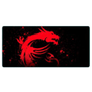 Коврик 300*700 тканевой Red Dragon с боковой прошивкой, толщина 2 мм, Black, Пакет