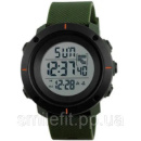 Годинник наручний чоловічий SKMEI 1213AG ARMY GREEN BIG SIZE, брендовий чоловічий годинник. Колір: зелений
