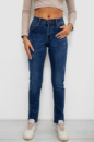 Джинси жіночі на флісі, колір синій, 244RVE951