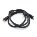 Кабель Ritar PL-HD348 HDMI-HDMI Ultra HD 4K, 1080P, 0.8m, v1,4, OD-7.3mm, с фильтром,  круглый Black, коннектор Gold, Пакет, Q250