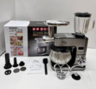 Кухонний комбайн 7в1 з дисплеєм 6л 4200Вт Чорний ZP-135