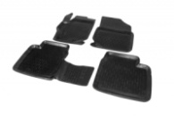 Резиновые коврики (4 шт, Niken 3D) для Citroen C-Elysee 2012-2024 гг