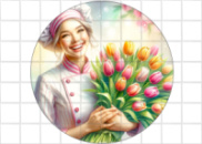 Цукрові картинки Повар, Кухар, Кондитер