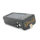 Power bank Linkage LKP-46, Solar 30000mAh, 22.5W, Кабеля Туре-С+Lighting, 0.70 kg, Black, Box