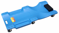 Лежак для автослесаря пластиковый на 6-ти колесах 40« (1050х490х95мм) KINGTUL KT-2007-5