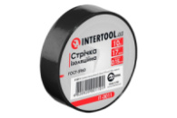 Лента изоляционная Intertool 10 м черная (IT-0011) (10 шт.)