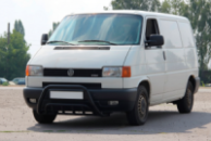 Кенгурятник WT002 60мм Black (нерж) для Volkswagen T4 Transporter 1990-2003 гг
