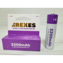 Аккумулятор Arexes 18650 Li-Ion 2200 mAh, 3.7v