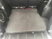 Коврик багажника (EVA, черный) 7-местный С сабвуфером для Citroen C-Crosser