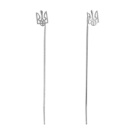Серебряные серьги CatalogSilver без камней (2133681)
