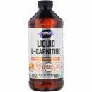 L-Карнитин Жидкий с Цитрусовым Вкусом, L-Carnitine, Now Foods, 1000 мг, 473 мл