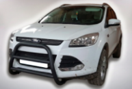 Кенгурятник WT018 Black (нерж.) для Ford Kuga/Escape 2013-2019 гг