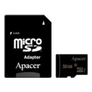 Карта пам'яті Apacer microSD 32GB UHS-I U1+ SD-адаптер (AP32GMCSH10U1-R) (R45MB/s) (Код товару:14305)