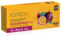 Чай чорний цейлонський Tarlton Passion Fruit Black Tea Тарлтон Плід Пристрасті з фруктом Маракуя 25 пакетник