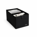 Ящик-органайзер ORGANIZE для хранения вещей M - 30x19x19 см (черный)