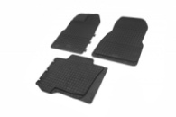 Резиновые коврики (3 шт, Polytep) для Ford Transit 2014-2024 гг