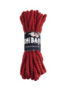 Хлопковая веревка для Шибари Feral Feelings Shibari Rope (красная)