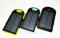 Power Bank Solar LED + Карабин