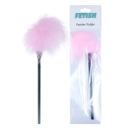 Рожевий тіклер для лоскотання «Feather Tickler Pink» Boss Series Fetish