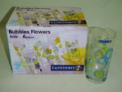 Набор стаканов высоких LUMINARC Bubble Flowers ANIS 6 пр.