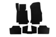 Коврики EVA (Для F22, Черный) для BMW 2 серия F22/F23 2014-2021 гг