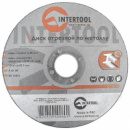 Круг отрезной по металлу INTERTOOL CT-4008