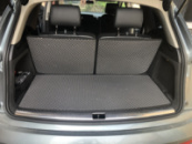 Коврик багажника 3 части (EVA, черный) (7 мест) для Ауди Q7 2005-2015 гг