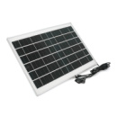 Солнечная панель 12W. Напряжение 6В. Ток 2А. Выходы USB-A, mini-USB, micro-USB, DC 5.5×2.5 мм, DC 2.5×0.7 мм. 355×247×15 мм. 620 г.