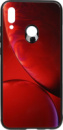 Чехол-накладка TOTO Print Glass Space Case Huawei P Smart 2019 Rubin Red