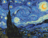 Картина за номерами «Зоряна ніч. Ван Гог» 40х50см